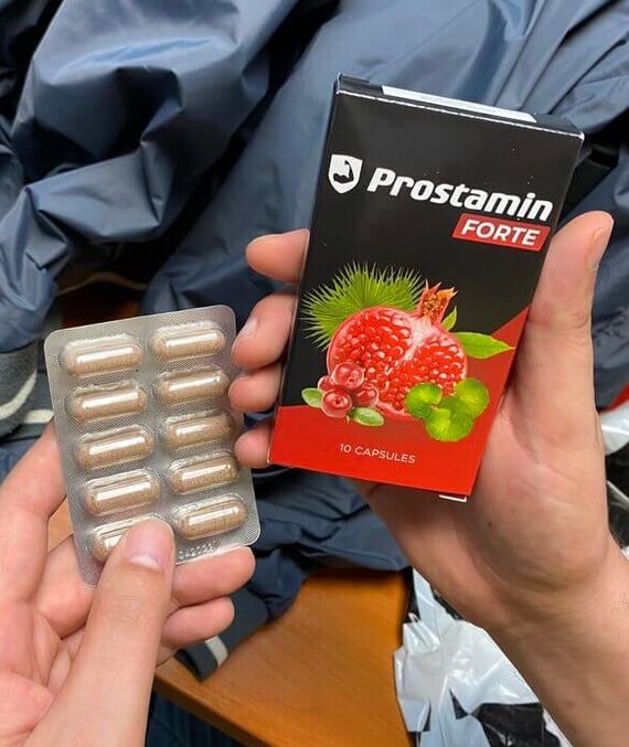 Prostamin Forte capsule într-un blister